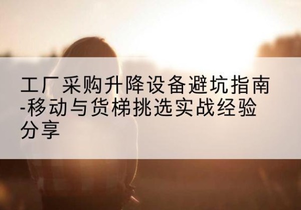 青羊移动式升降机怎么选-工厂采购升降设备避坑指南-移动与货梯挑选实战经验分享